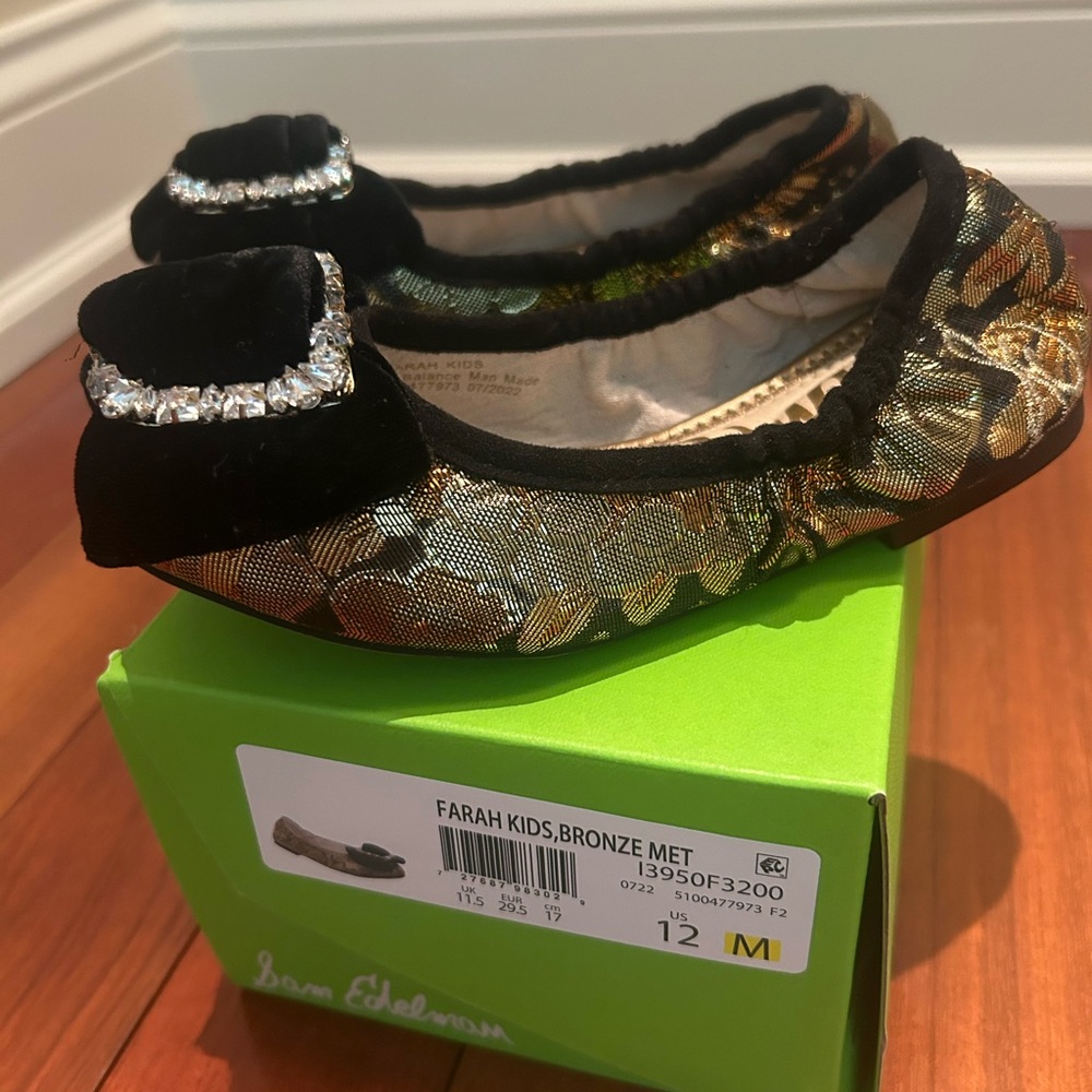 Sam Edelman Farah Kids, bronze multi size 12m